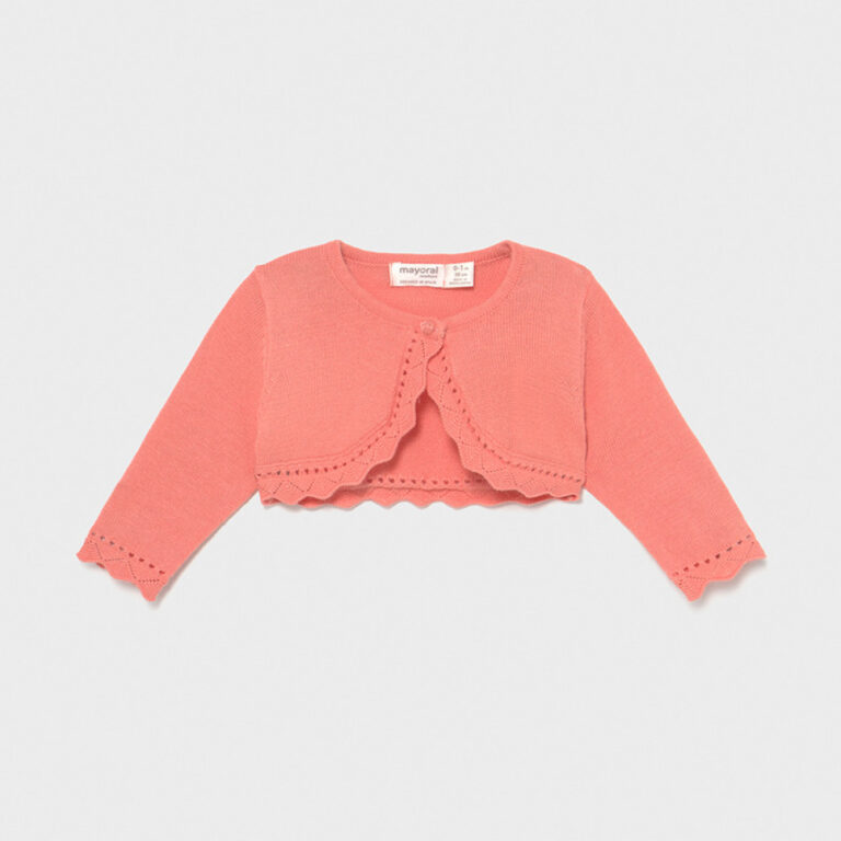 mayoral Ζακέτα πλεκτή βασική ecofriends Νεογέννητο κορίτσι 21 00318 023 Πορτοκαλί