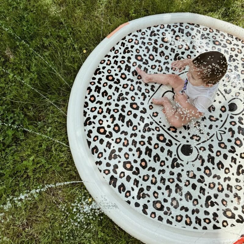Swim Essentials: Χαλάκι νερού με ψεκαστήρες - "Beige Leopard" Κωδ: SWE-2022SE177 - Image 2