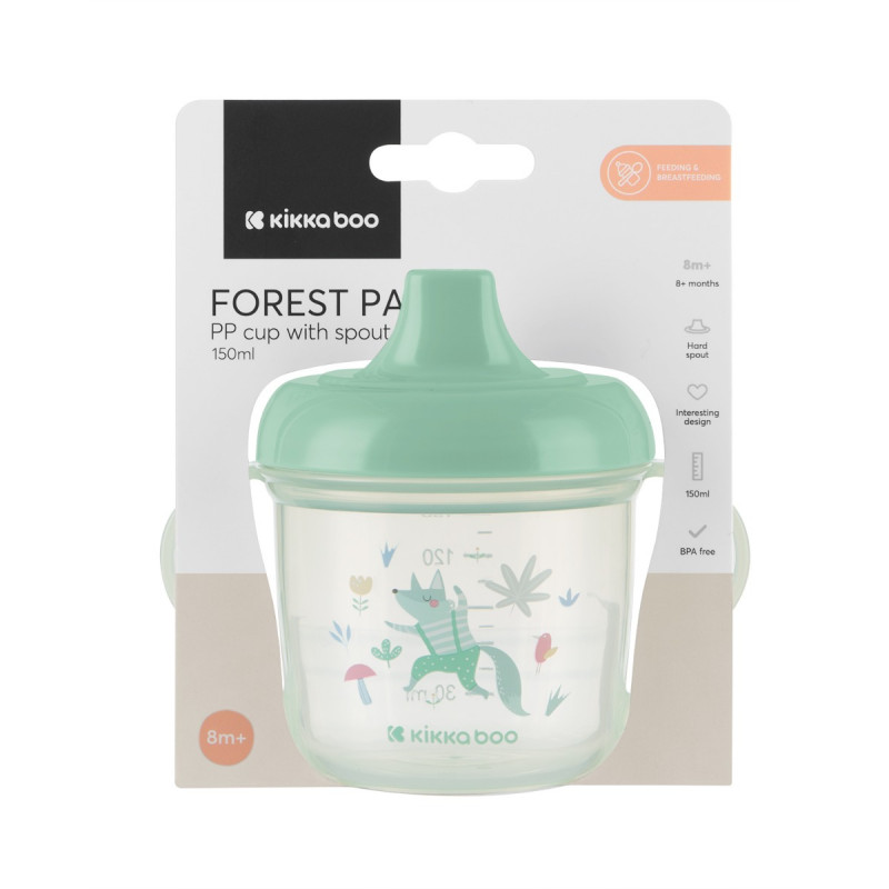 Kikka Boo Κύπελλο Με Στόμιο 150ml Forest Party Mint 31302030074 - Image 3