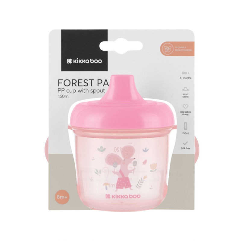 Kikka Boo Κύπελλο Με Στόμιο150ml Forest Party Pink 31302030073 - Image 3