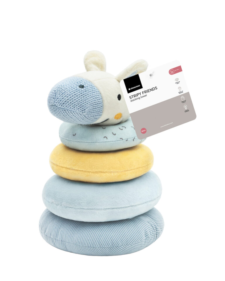 kikka boo Παιχνίδι πύργος στοίβαξης stripy friends 31201010460