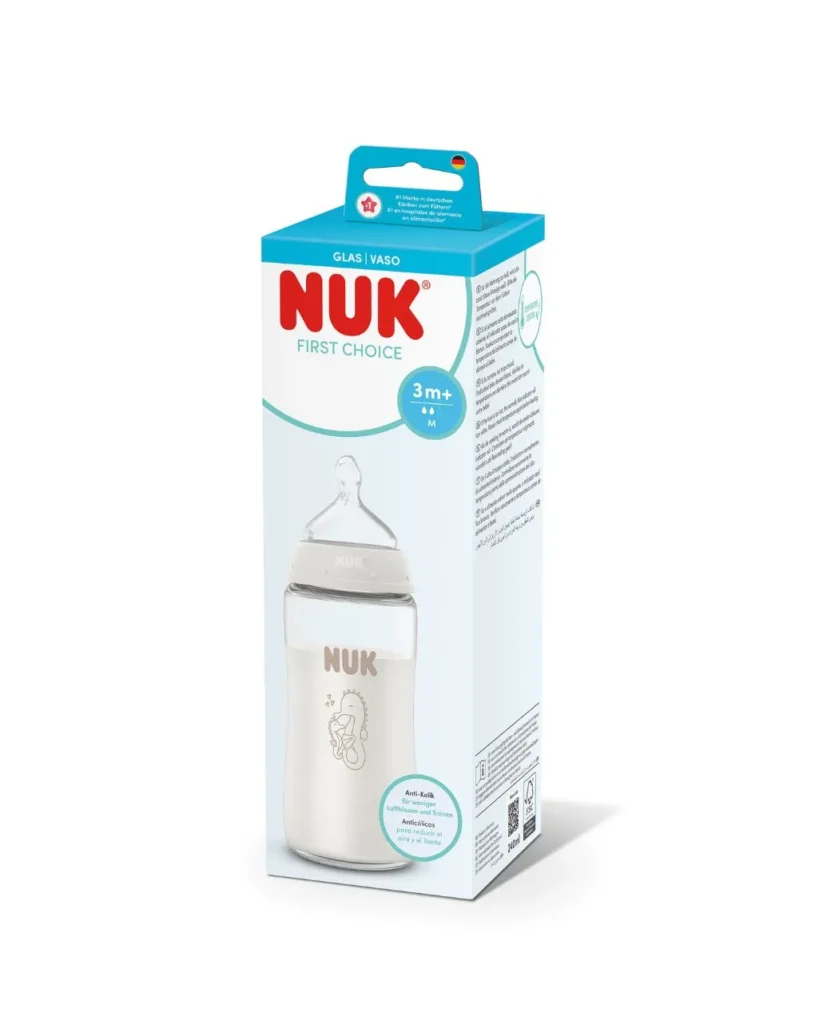 nuk ΜΠΙΜΠΕΡΟ perfect match pp 260ml (ΣΙΛΙΚ.) temp.control rainbow