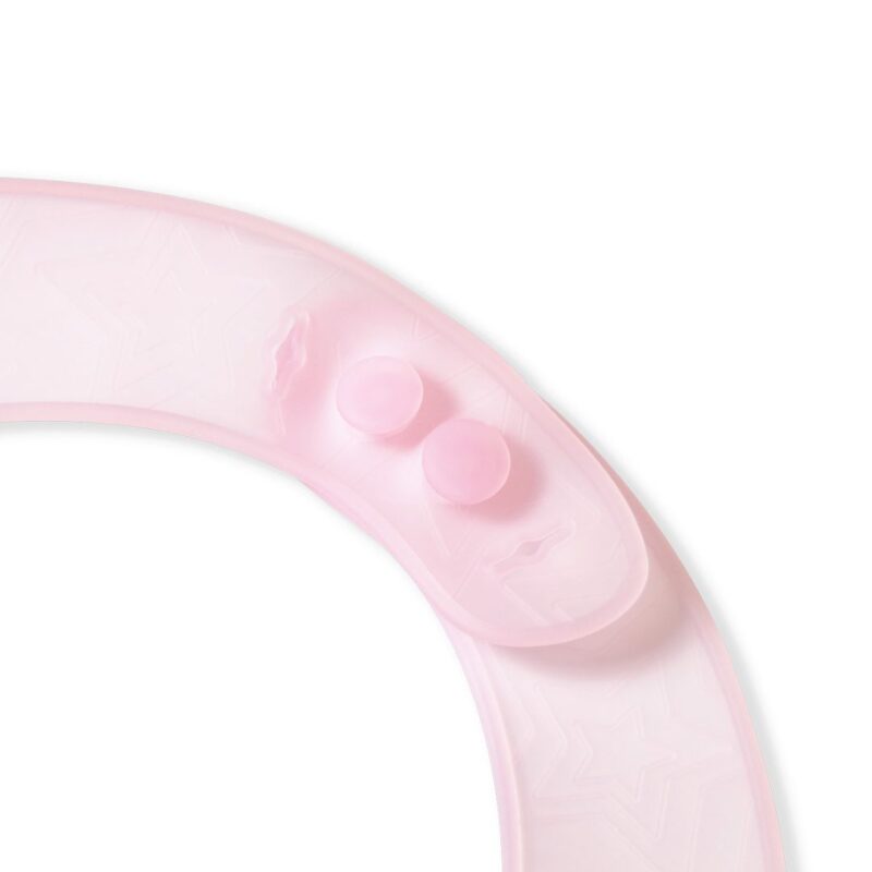 BabyOno: Σαλιάρα σιλικόνης 6m+ με θήκη περισυλλογής τροφίμων-Pink Κωδ: BN1598/02 - Image 9