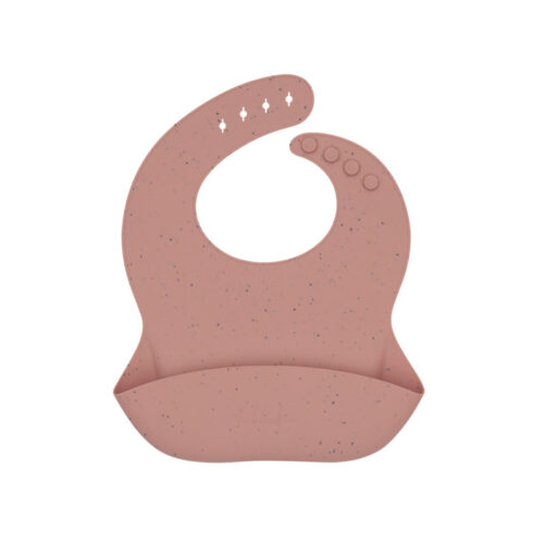 Kikka Boo Σαλιάρα Σιλικόνης Patinum Blush 31302050037