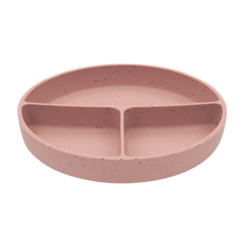 Kikka Boo Divided plate with suction base Platinum Silicone Blush 31302050034