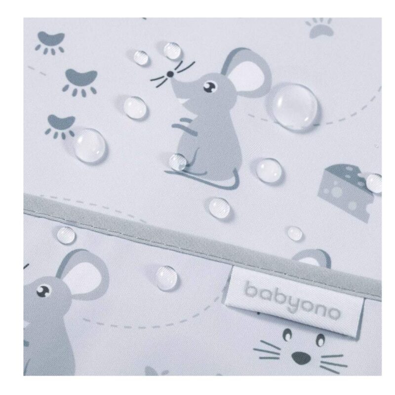 BabyOno: Αδιάβροχη σαλιάρα με θήκη 2-4years -RACCOON BN1642/01 - Image 5