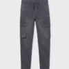 mayoral Παντελονι soft denim jogger 15 7560 28 μαυρο