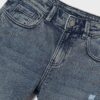 mayoral Παντελονι τζιν wide fit 15 7571 44 μπλε θαμπο