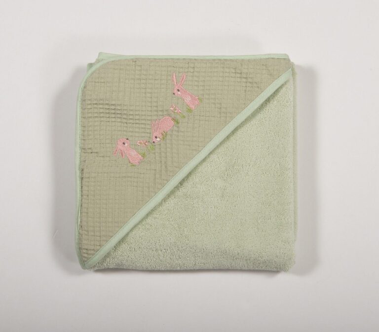 nef nef homeware Μπουρνούζι κάπα country bunny mint 038821