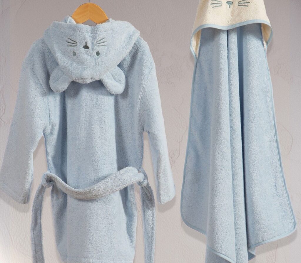 nef nef homeware Μπουρνούζι κάπα special party blue 038827