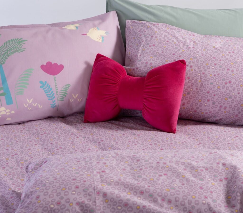 nef nef homeware Παιδικά σεντόνια μονά σετ roller friends purple 038447