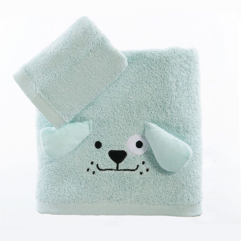 nef nef homewear Παιδικές πετσέτες σετ 2τμχ life in the city misty blue 038823