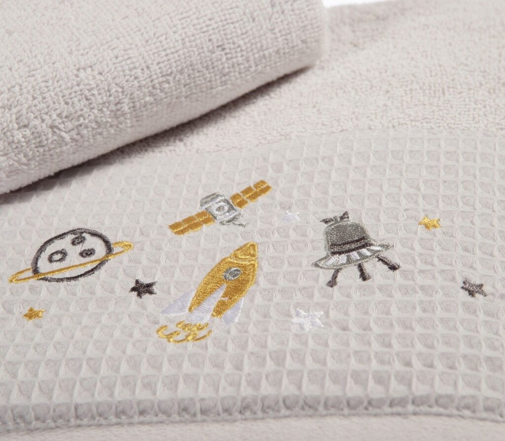 nef nef homewear Παιδικές πετσέτες σετ 2τμχ my universe cloud 038832