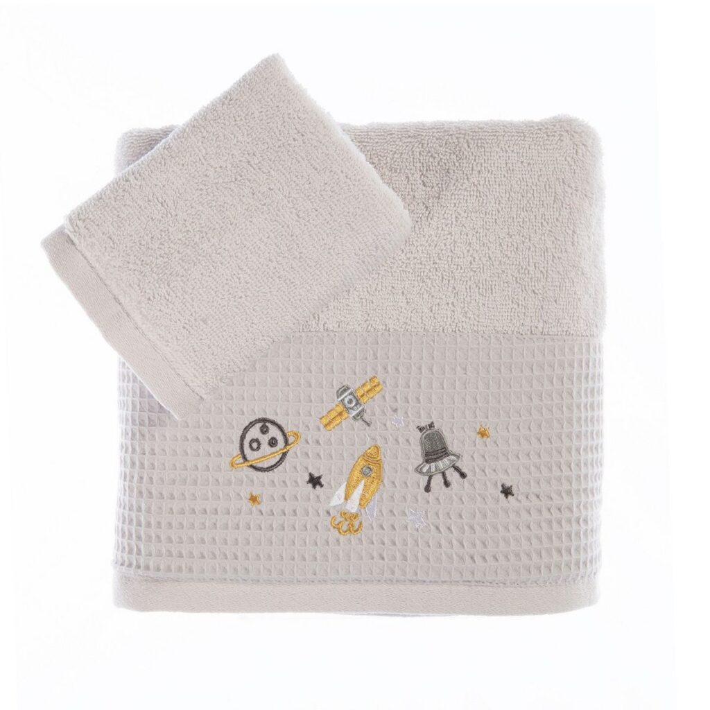 nef nef homewear Παιδικές πετσέτες σετ 2τμχ my universe cloud 038832