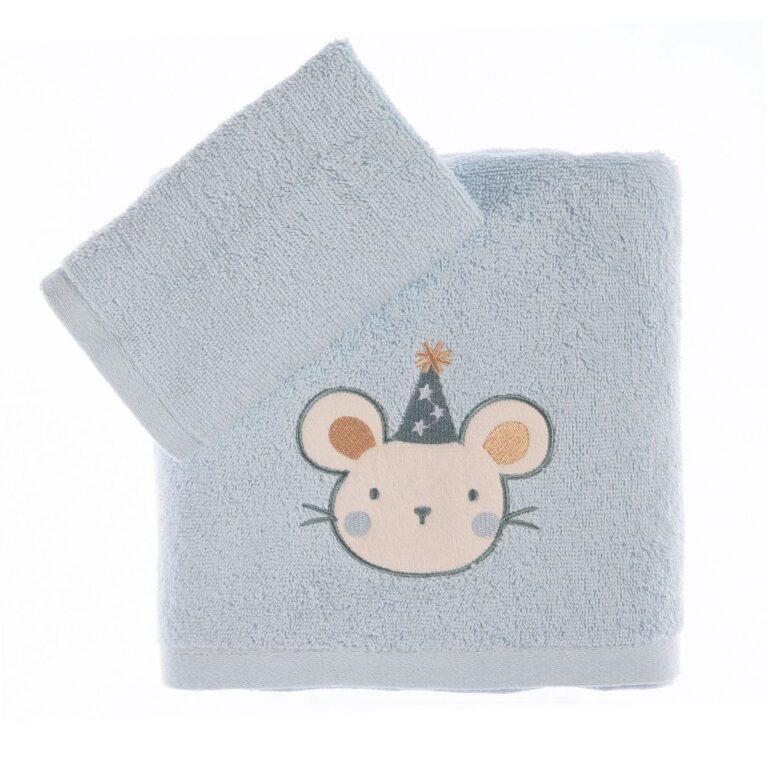 nef nef homewear Παιδικές πετσέτες σετ 2τμχ special party blue 038826
