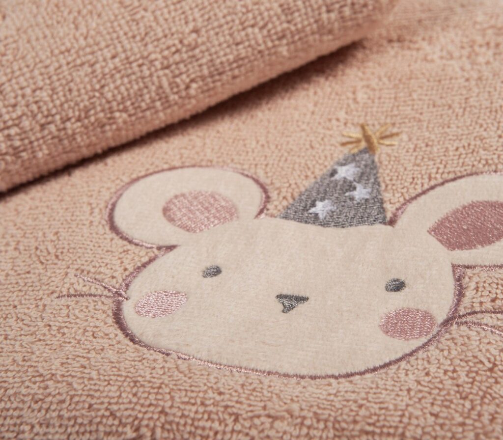 nef nef homewear Παιδικές πετσέτες σετ 2τμχ special party pink 038826