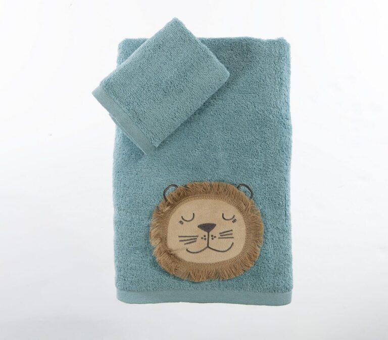 nef nef homewear Παιδικές πετσέτες σετ 2τμχ wild dance petrol 038771