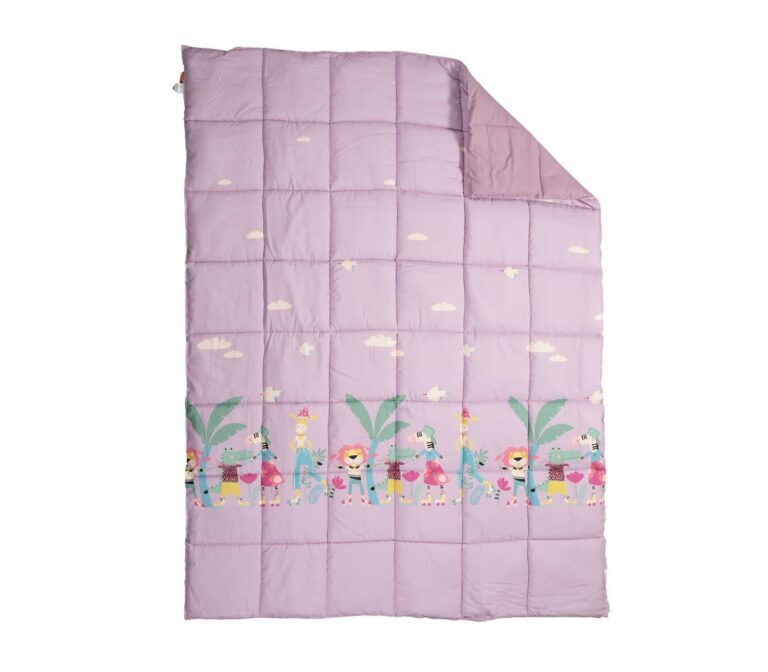 nef nef homeware Παιδικό πάπλωμα μονό roller friends lilac 038319