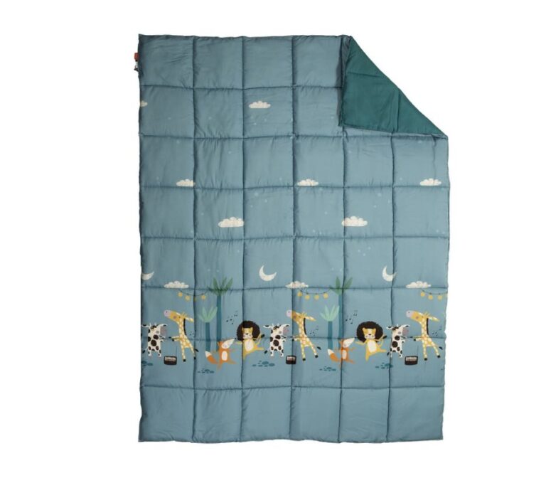 nef nef homeware Παιδικό πάπλωμα μονό wild dance petrol 038318