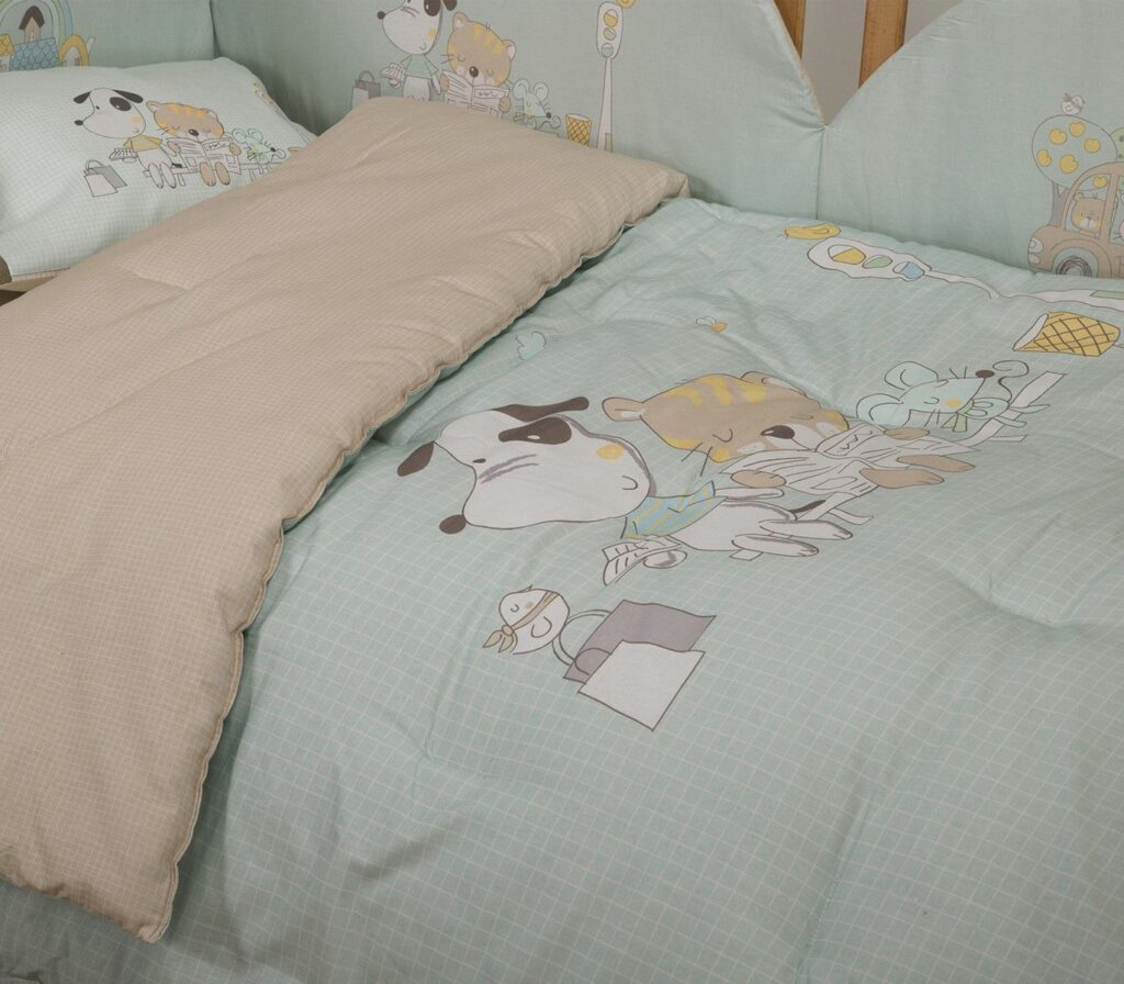 nef nef homeware Πάπλωμα κούνιας life in the city aqua 038244