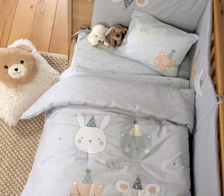 nef nef homeware Πάπλωμα κούνιας special party blue 038247