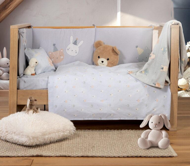 nef nef homewear Σεντόνια κούνιας σετ special party blue 038239