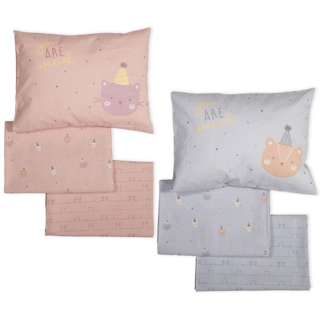 nef nef homewear Σεντόνια κούνιας σετ special party pink 038239