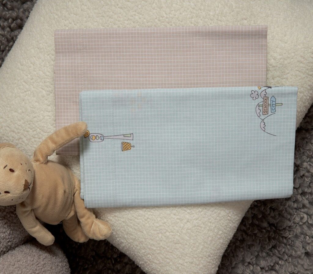 nef nef homeware Σεντόνια λίκνου σετ special party blue 038242 (Αντιγραφή)