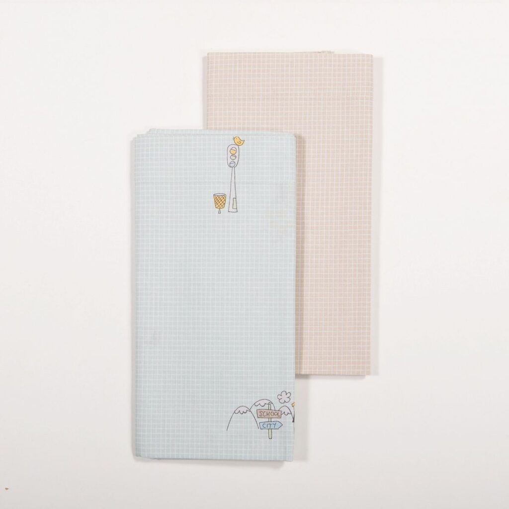 nef nef homeware Σεντόνια λίκνου σετ special party blue 038242 (Αντιγραφή)