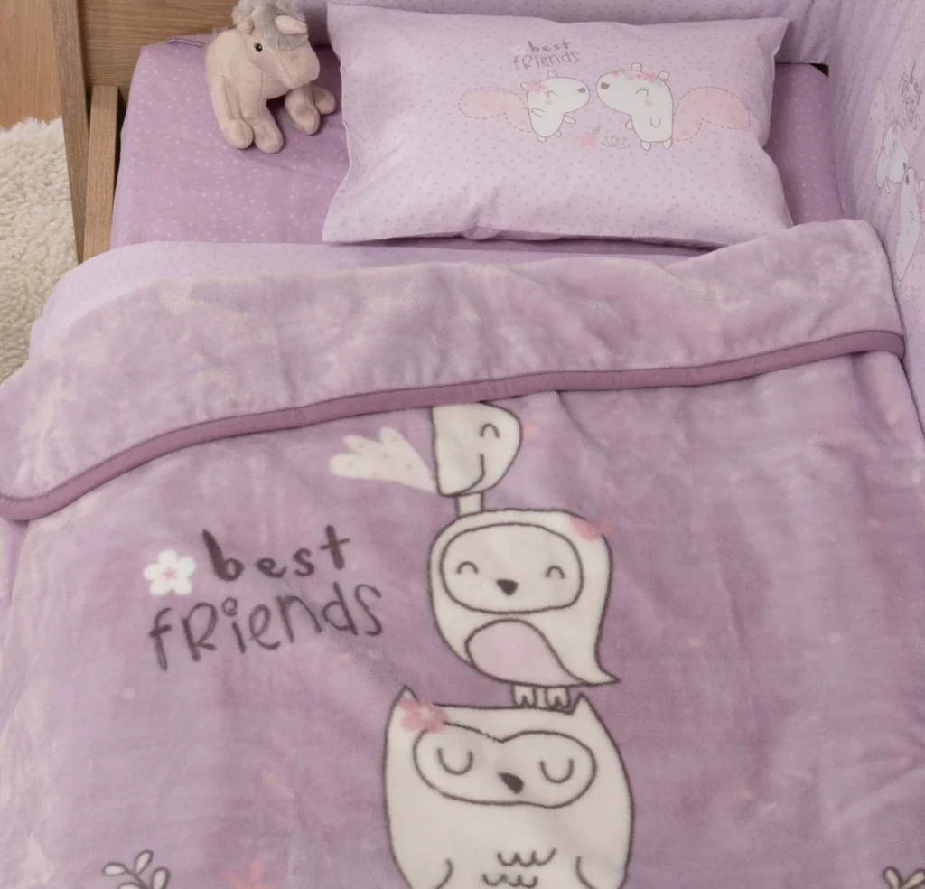 nef nef Βρεφική κουβέρτα αγκαλιάς best friends 100Χ140 038140