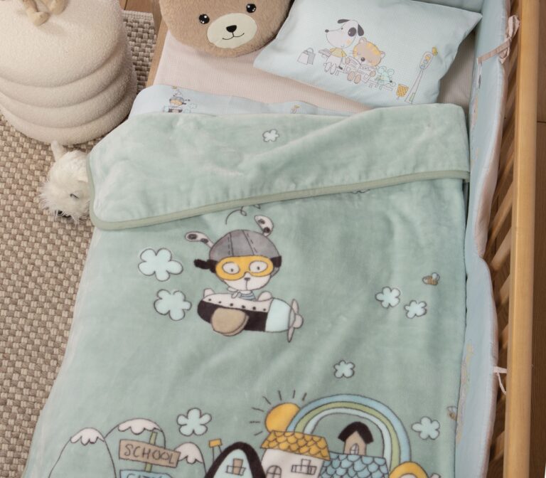 nef nef Βρεφική κουβέρτα αγκαλιάς in the city 75x100 038141