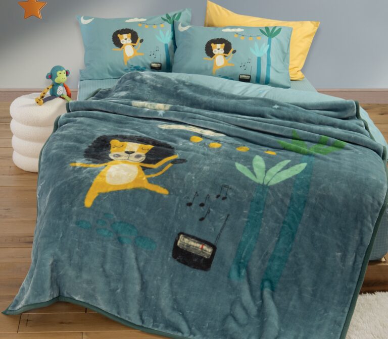 nef nef Παιδική κουβέρτα wild dance160x220 038147