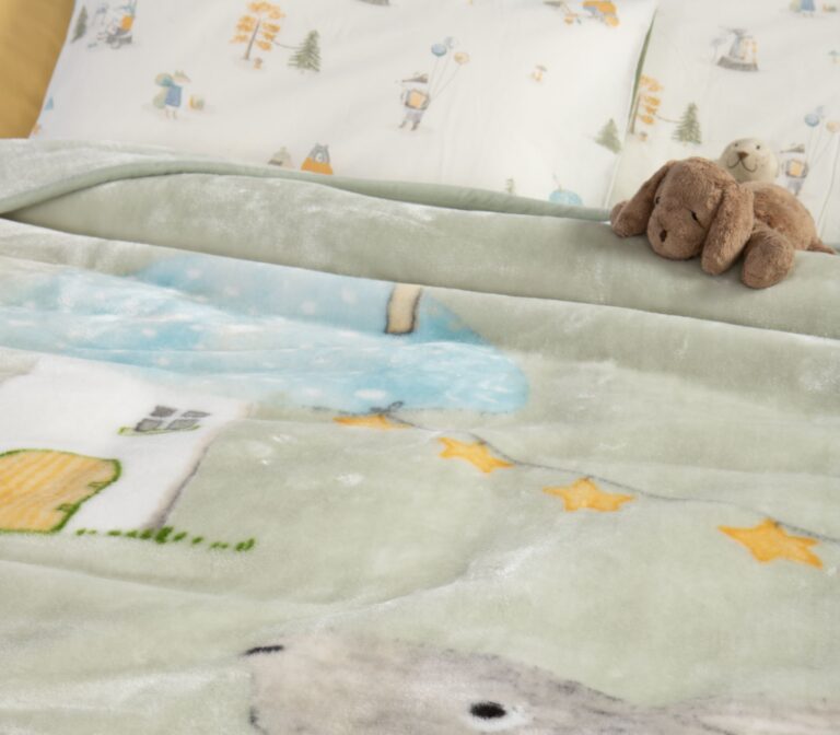 nef nef Παιδική κουβέρτα woodland party160x220 038148