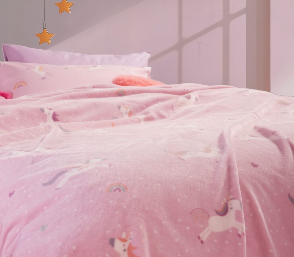nef nef Παιδική κουβέρτα unicorns style 160Χ220 038422