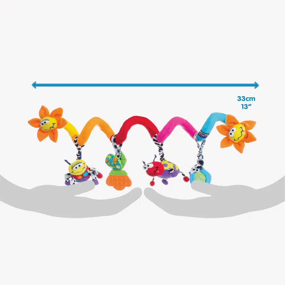 playgro twirly whirly bugs pram spiral Κρεμαστό Καλαθιού Ζωύφια 0111885