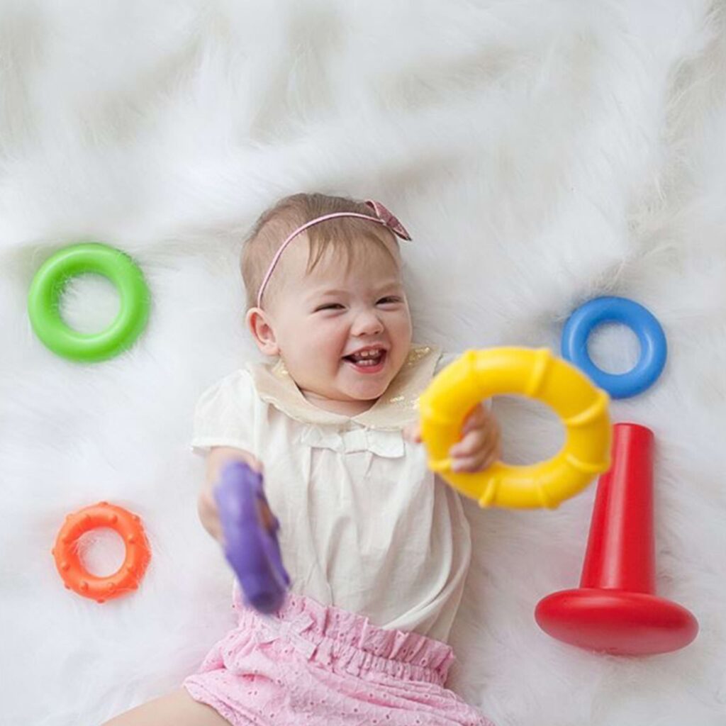 playgro rock and stack Πύργος Με 6 Δακτύλους 9 36m 4011455