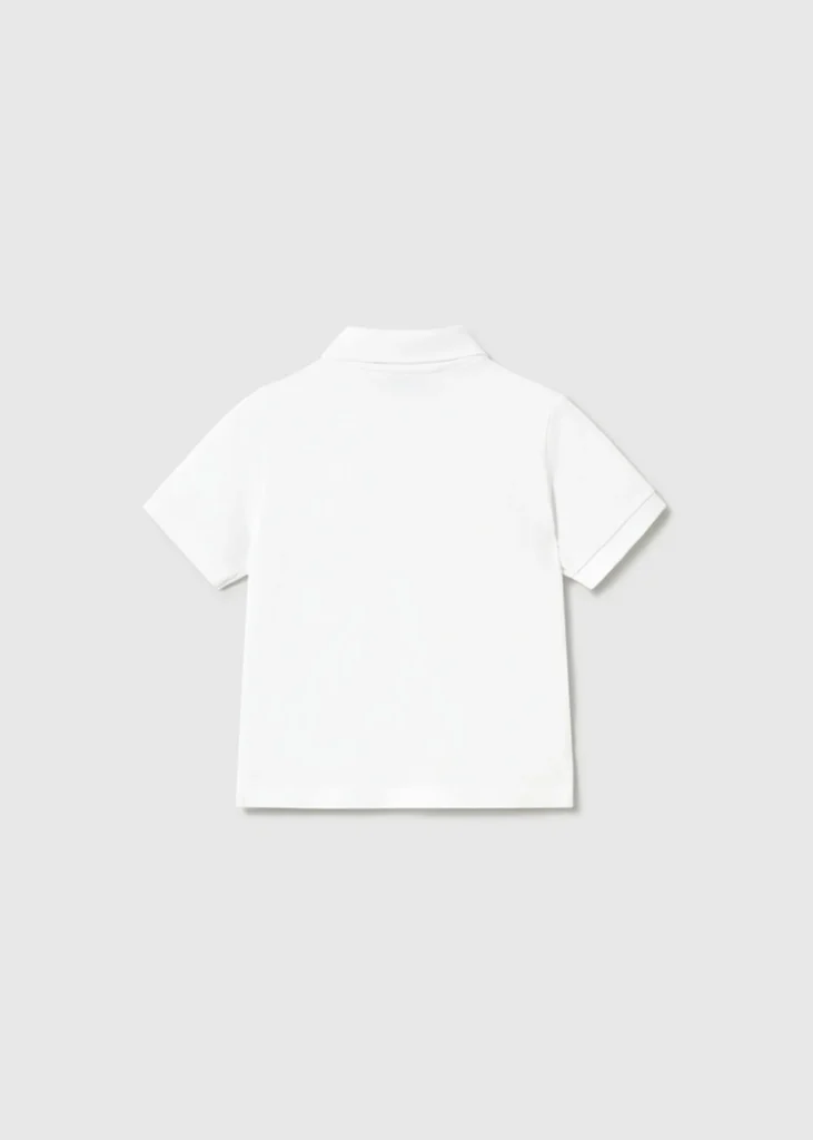 mayoral Πολο κοντομανικο βασικο 26 102 87 Λευκό