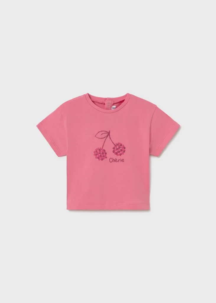 mayoral Μπλουζα κοντομανικη βασικη 26 105 77 Ροζ / Φούξια