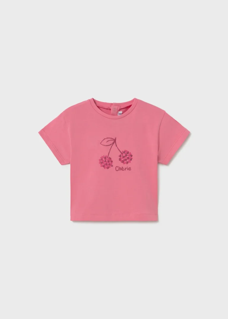 mayoral Μπλουζα κοντομανικη βασικη 26 105 77 Ροζ / Φούξια