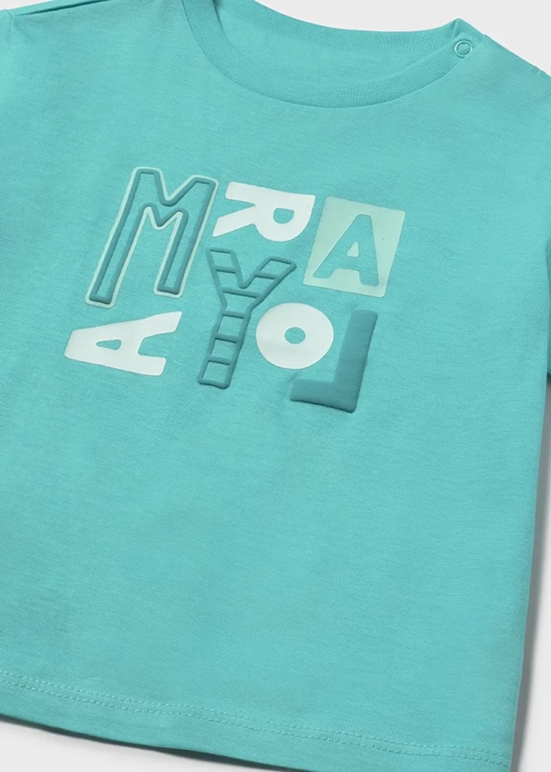 mayoral Μπλουζα κοντομανικη βασικη 26 106 10 Τυρκουάζ