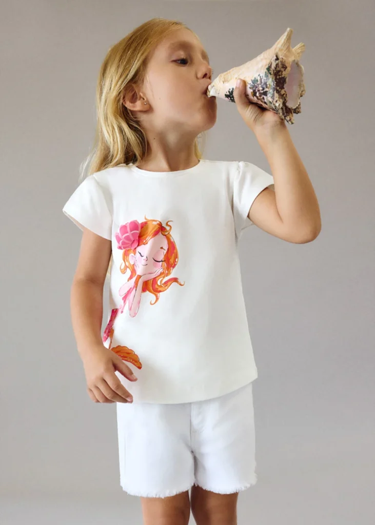 mayoral Σορτς καπαρτινε βασικο 26 234 67 Λευκό