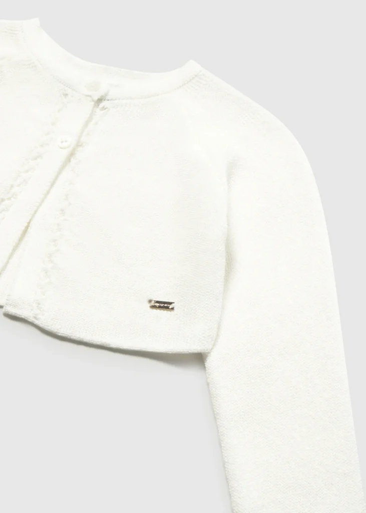 mayoral Ζακετα πλεκτη βασικη στρ γιακ 26 302 76 Εκρού