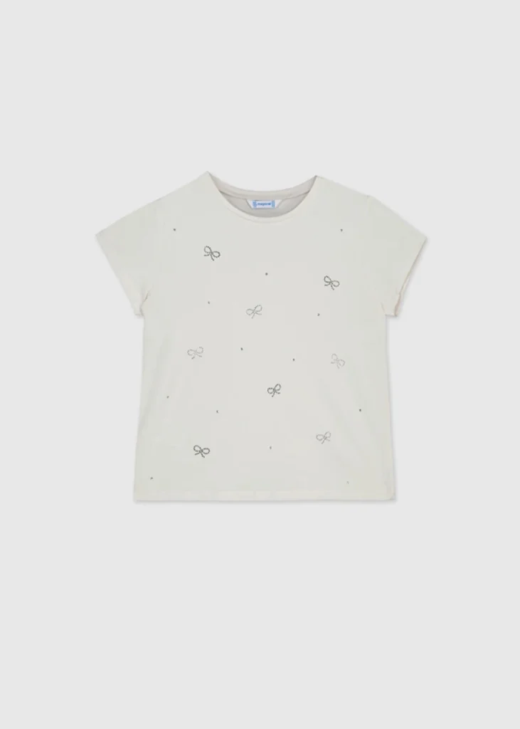 mayoral Μπλουζα κοντομανικη βασικη 26 854 84 Μπεζ