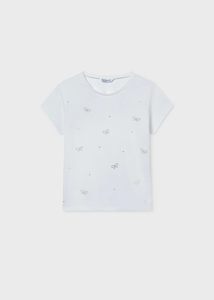 mayoral Μπλουζα κοντομανικη βασικη 26 854 84 Μπεζ