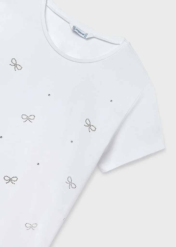 mayoral Μπλουζα κοντομανικη βασικη 26 854 84 Μπεζ