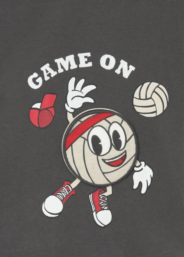 mayoral Μπλουζα κοντομ play game on 26 1006 90 Ανθρακί