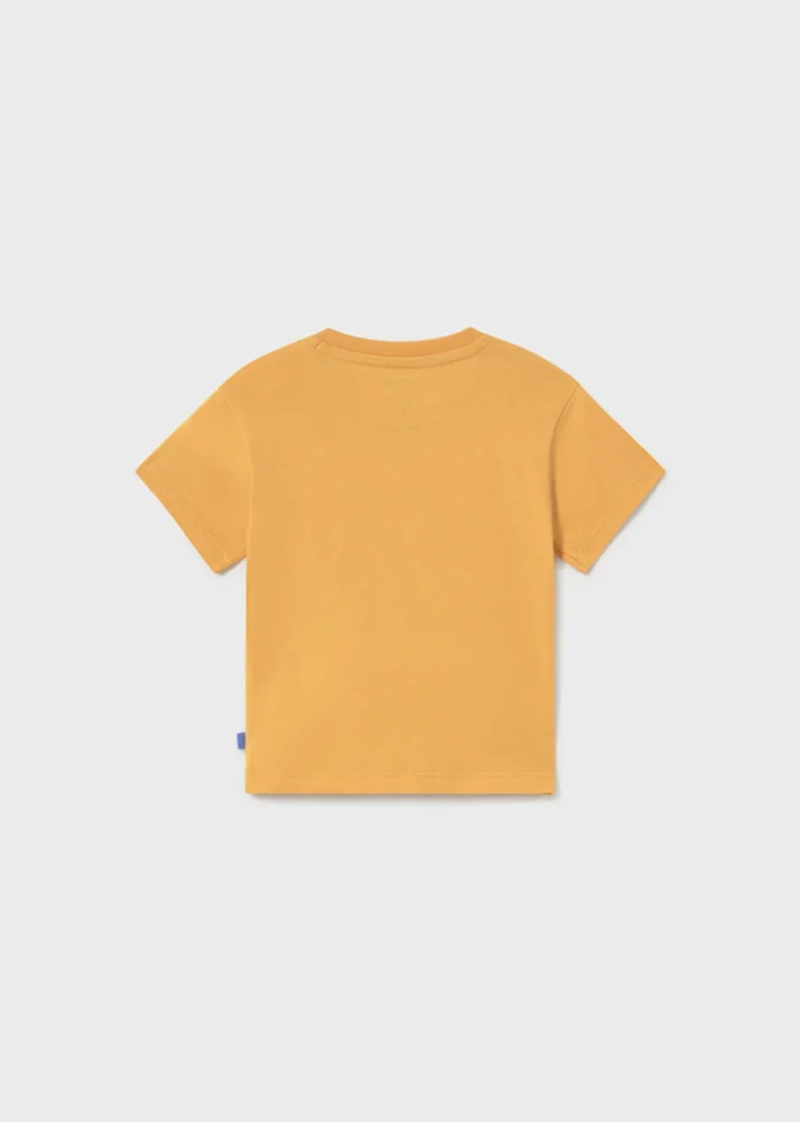 mayoral Μπλουζα κοντομανικη απλικε 26 1011 87 Μπεζ