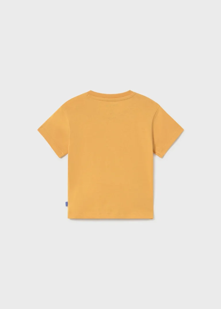 mayoral Μπλουζα κοντομανικη απλικε 26 1011 87 Μπεζ