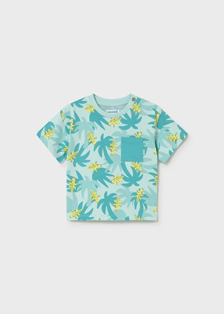 mayoral Μπλουζα κοντομανικη σταμπωτη 26 1014 92 Άκουςμαρίν