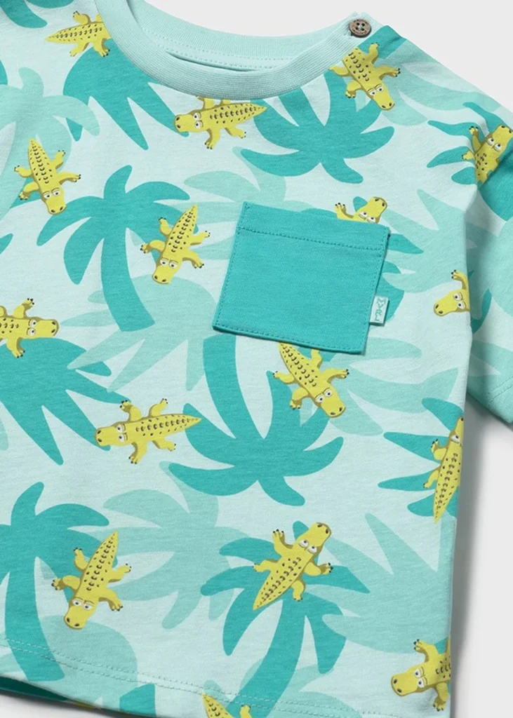 mayoral Μπλουζα κοντομανικη σταμπωτη 26 1014 92 Άκουςμαρίν